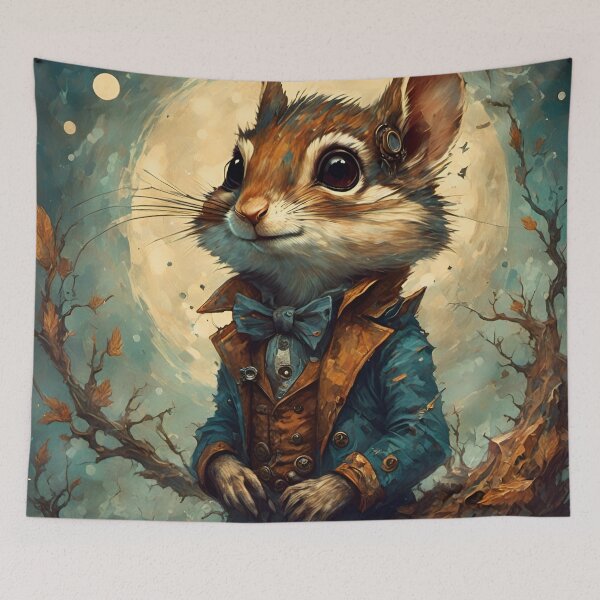 Item preview, Adorable Steampunk Chipmunk designed and sold by Angelandspot.
