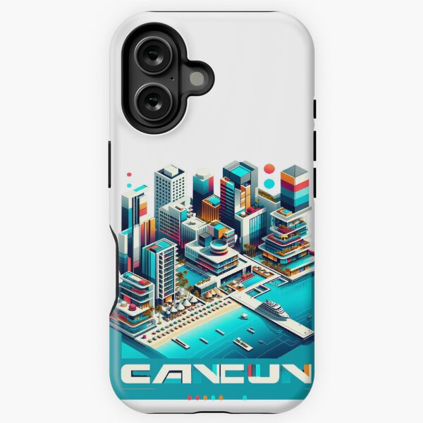 Item preview, Modern Cancun City Urban Style Skyline Trendy  designed and sold by Norlan Hernandez.