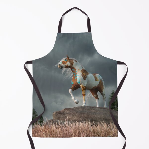 Item preview, Sorrel Pinto War Horse designed and sold by Daniel Eskridge.