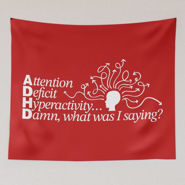 Item preview, ADHD Distraction Funny designed and sold by Olivia Ossege.