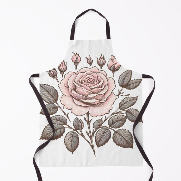 Item preview, Pink Rose Stem Doodle designed and sold by Star-Fragment.