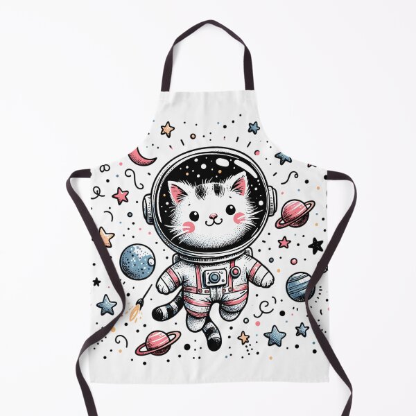 Item preview, Cosmic cat astronaut designed and sold by LongIslandDesgn.