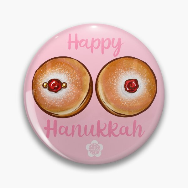 Item preview, Happy Hanukkah! Sufganiyot boobies (Hanukkah special shiratwig) designed and sold by Shiratwig.