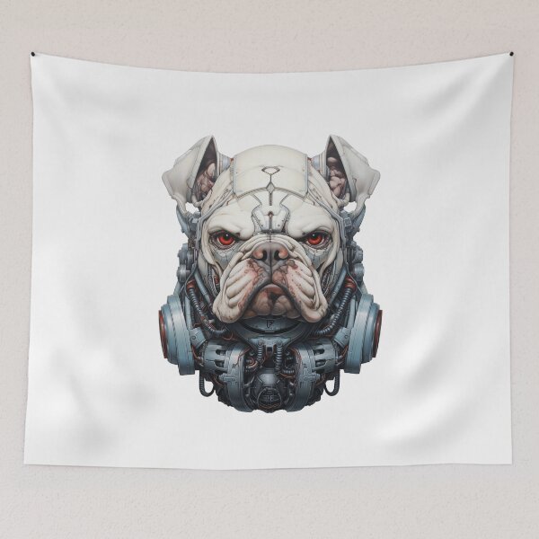 Item preview, Bulldog in cyborg designed and sold by forget45studio.