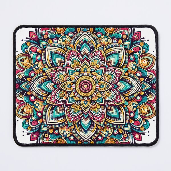 Item preview, Colorful mandala artwork designed and sold by LongIslandDesgn.