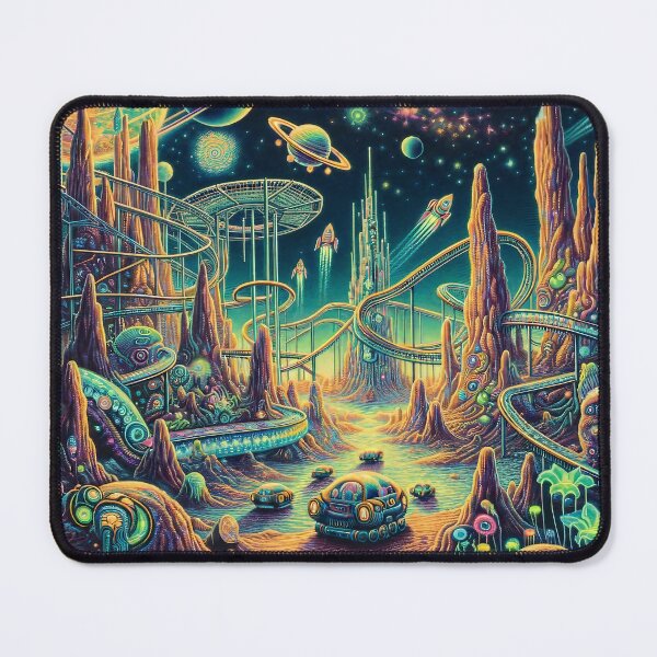 Item preview, Alien Planet Amusement Park designed and sold by divinedeco1925.