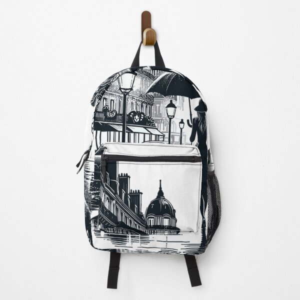 Item preview, Romantic walk in the rain in Paris designed and sold by LongIslandDesgn.