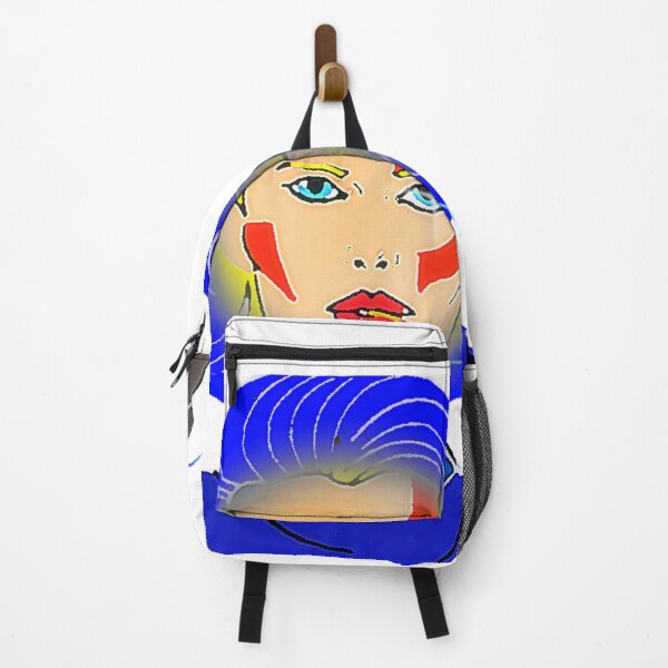 Item preview, Girl eating spaghetti in Blue Mystery: designed and sold by Olojo.