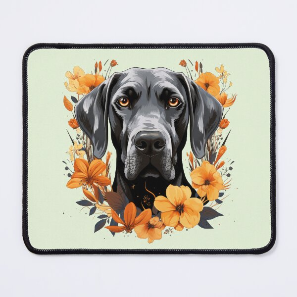 Item preview, Gorgeous Great Dane in Flowers designed and sold by ZombieLH.