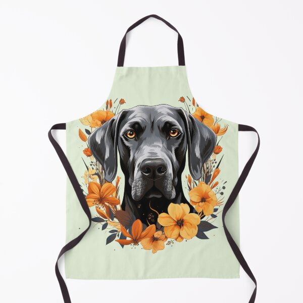 Item preview, Gorgeous Great Dane in Flowers designed and sold by ZombieLH.