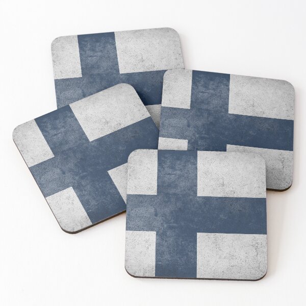 Item preview, Distressed, Old, Faded & Worn Flag of Finland (Suomen lippu) designed and sold by STUDIO-72.