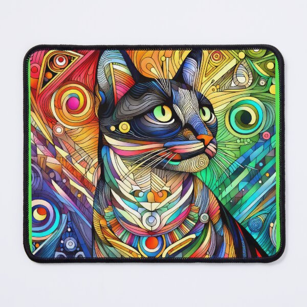 Artikel-Vorschau von Künstlerisches Katzenporträt-Design, designt und verkauft von CattyCornerPOD.