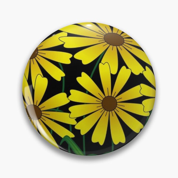 Item preview, Yellow flowers with green leaves  designed and sold by Uniqueart222.