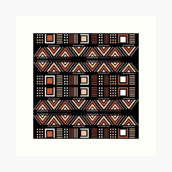 Aperçu de l'œuvre Tissu Africain Bogolan créée et vendue par Wolagno.