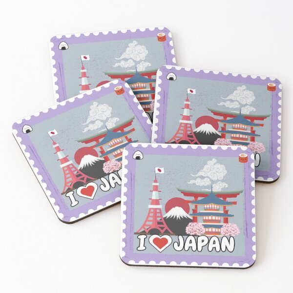 Item preview, Japan travel sticker, Japan stamp sticker designed and sold by Travel Memories.