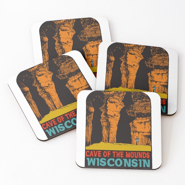 Item preview, Vintage Style Cave of the Mounds Wisconsin designed and sold by Decal Mania.