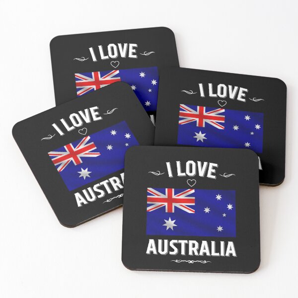 Item preview, I Love Australia designed and sold by LoveMyRoots.