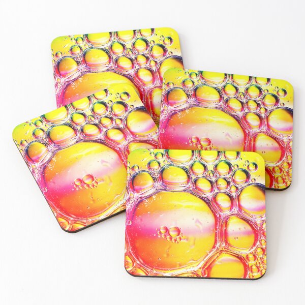 Item preview, Orange Yellow and Green Oil and Water designed and sold by FOLK ART FUSION by heidiannemorris.