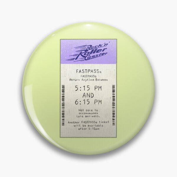 Item preview, Rock ’n’ Roller Coaster Fastpass designed and sold by Ohmera.