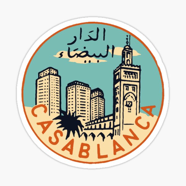 Artikel-Vorschau von Vintage-Stil Casablanca Marokko, designt und verkauft von zsonn.