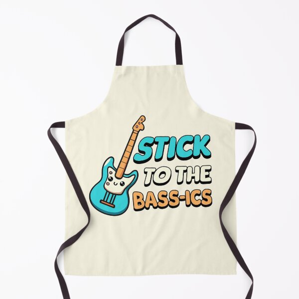Item preview, Stick To The Bass-ics! Cute Music Puns designed and sold by PMCreative.
