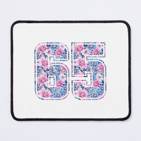 Item preview, 65th Birthday, floral number 65, woman’s designed and sold by iclipart.
