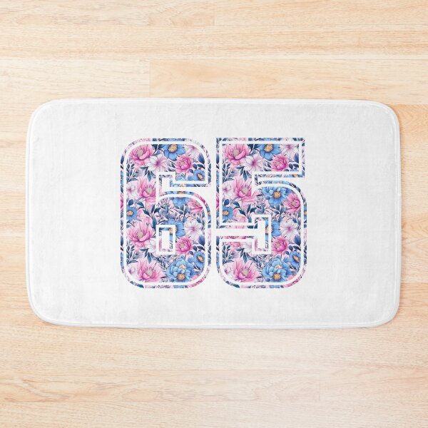 Item preview, 65th Birthday, floral number 65, woman’s designed and sold by iclipart.