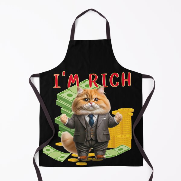 Item preview, I'm rich (cat trader) designed and sold by Meowguar.