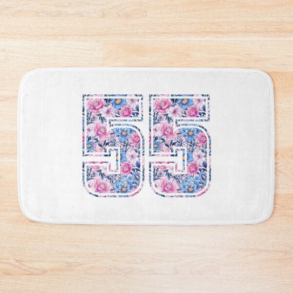 Item preview, 55th Birthday, floral number 55, woman’s designed and sold by iclipart.
