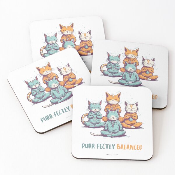 Item preview, Yoga Cats designed and sold by Artonello.