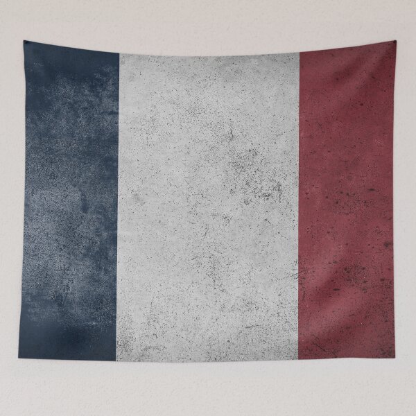Item preview, Distressed, Old, Faded & Worn Flag of France (Tricolore) designed and sold by STUDIO-72.