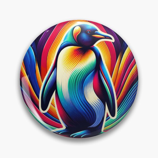 Item preview, Radiant Prism Penguin Silhouette designed and sold by AnCollection.