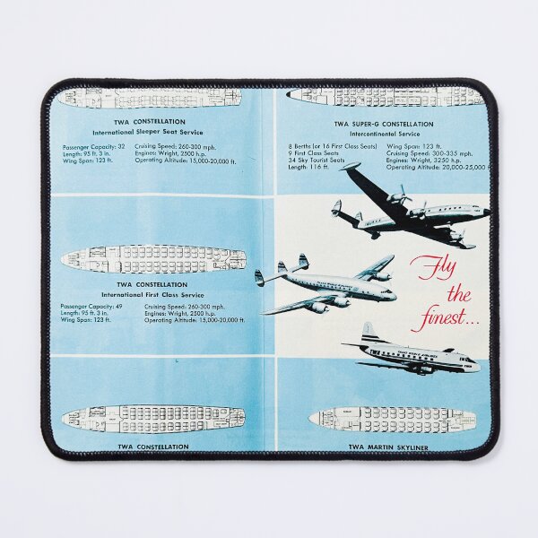Item preview, Airline advertising from the 50s and 60s, retro airline advertising designed and sold by RoyalTarget.