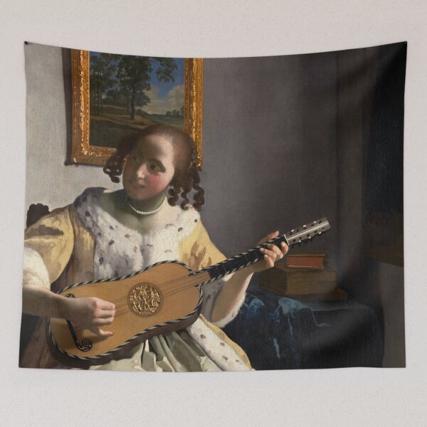 Item preview, johannes vermeer famous painting designed and sold by marti-oryo.