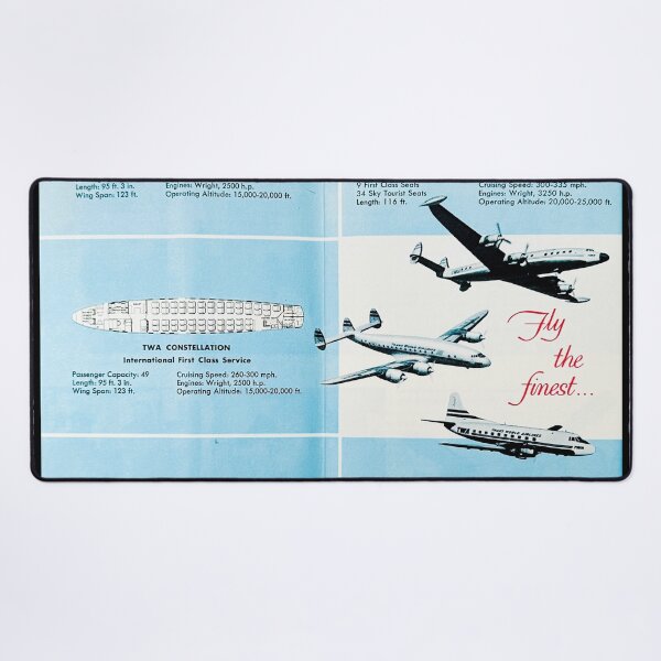 Item preview, Airline advertising from the 50s and 60s, retro airline advertising designed and sold by RoyalTarget.