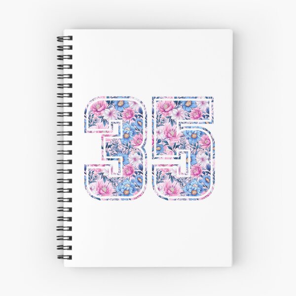 Item preview, 35th Birthday, floral number 35, woman’s designed and sold by iclipart.