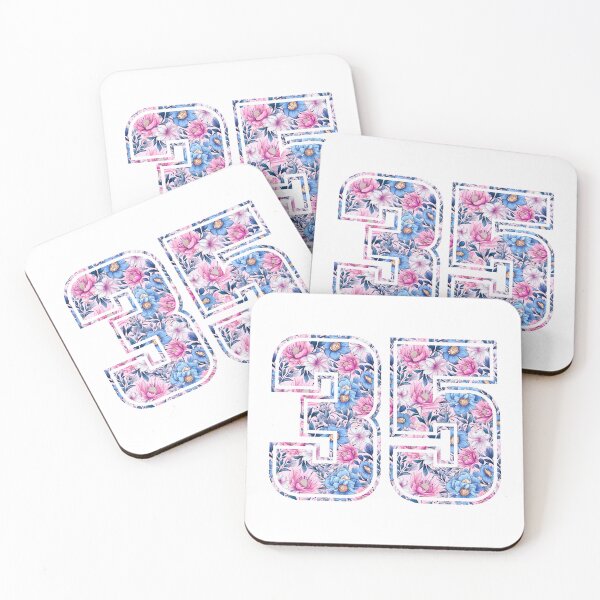 Item preview, 35th Birthday, floral number 35, woman’s designed and sold by iclipart.