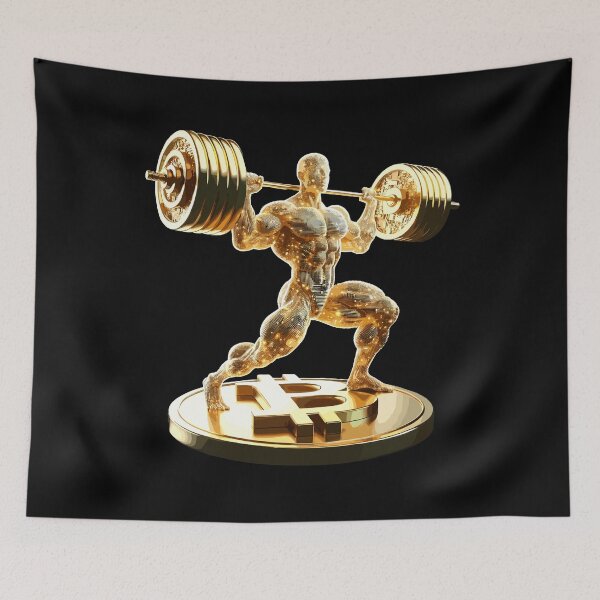 Item preview, Gym Pumping Bitcoin designed and sold by Pidar.