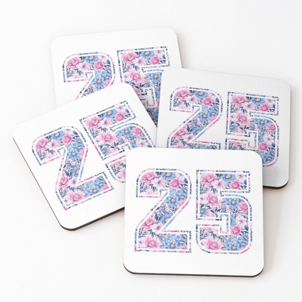 Item preview, 25th Birthday, floral number 25, woman’s designed and sold by iclipart.
