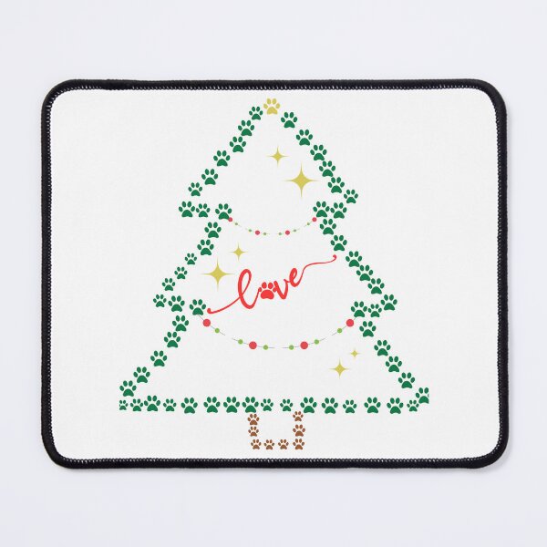 Item preview, Christmas Tree Paw Print designed and sold by Good4Vibez.
