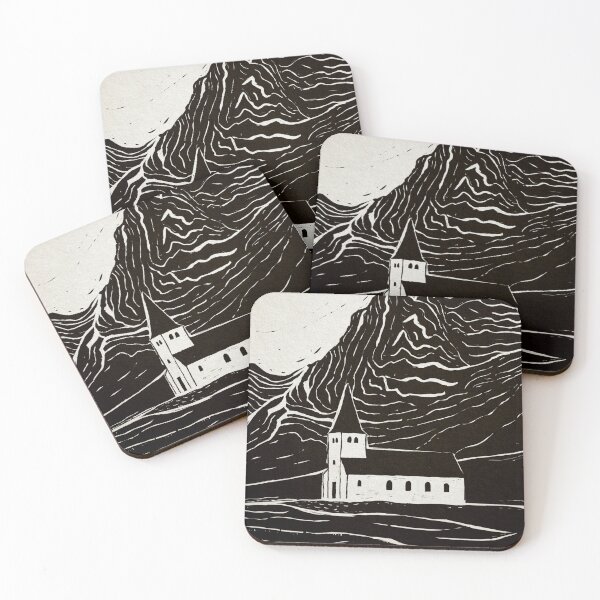 Item preview, Vík í Mýrdal Church II designed and sold by fjaracreative.