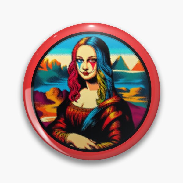 Artikelvorschau, Comic-Stilisierung von Mona Lisa entworfen und verkauft von al-mi-ko.