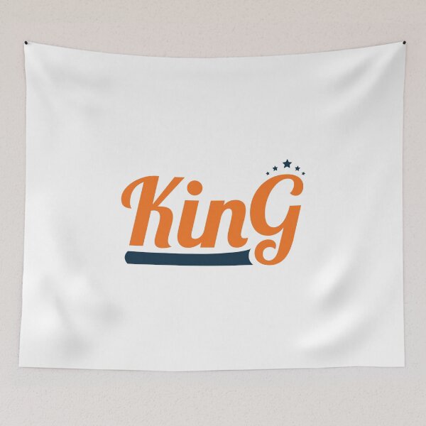 Item preview, King Orange Cute Design Gift for Boyfriend Brother Father Uncle Grandfather designed and sold by saadkh.