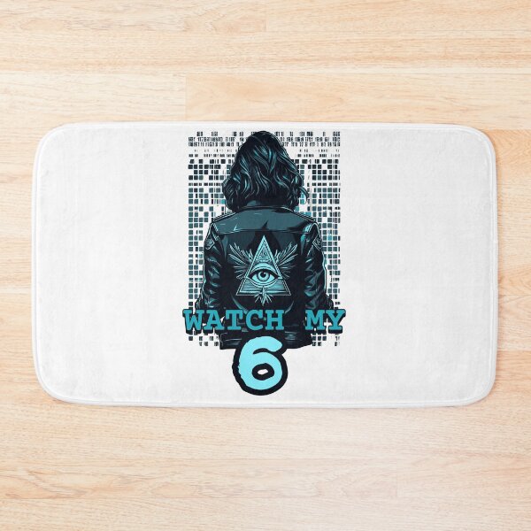 Item preview, My my watch my 6, watch out behind me, watch my six, lookout designed and sold by QuirkyTease.