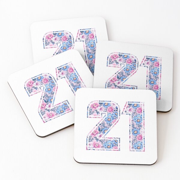 Item preview, 21st Birthday, floral number 21, woman’s designed and sold by iclipart.