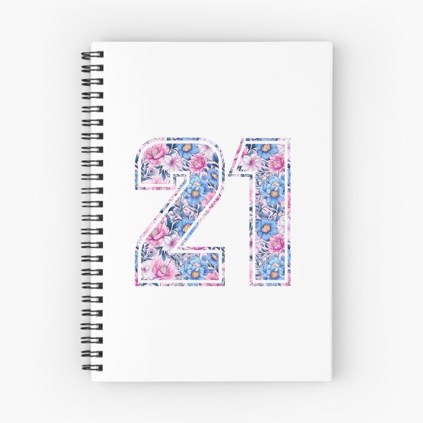 Item preview, 21st Birthday, floral number 21, woman’s designed and sold by iclipart.