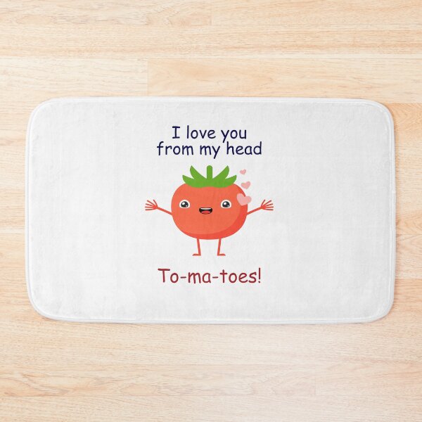 Item preview, Vegetable pun - I love you from my head to-ma-toes designed and sold by PurpleWay.