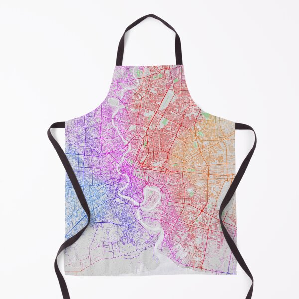 Item preview, Bangkok City Map of Thailand - Colorful designed and sold by deMAP.