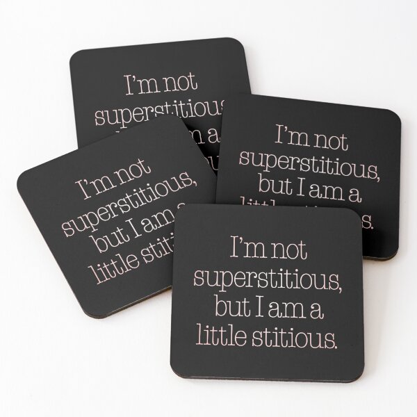 Item preview, I’m not superstitious, but I am a little stitious. v.2 designed and sold by x1brett.
