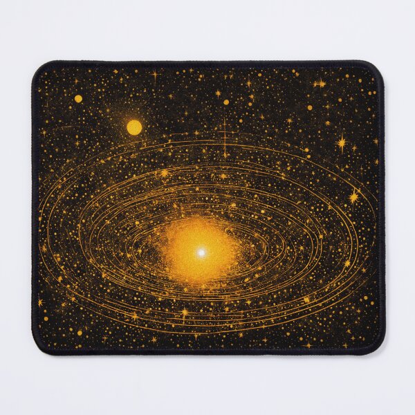 Item preview, Amber galaxy designed and sold by Evercolorful.